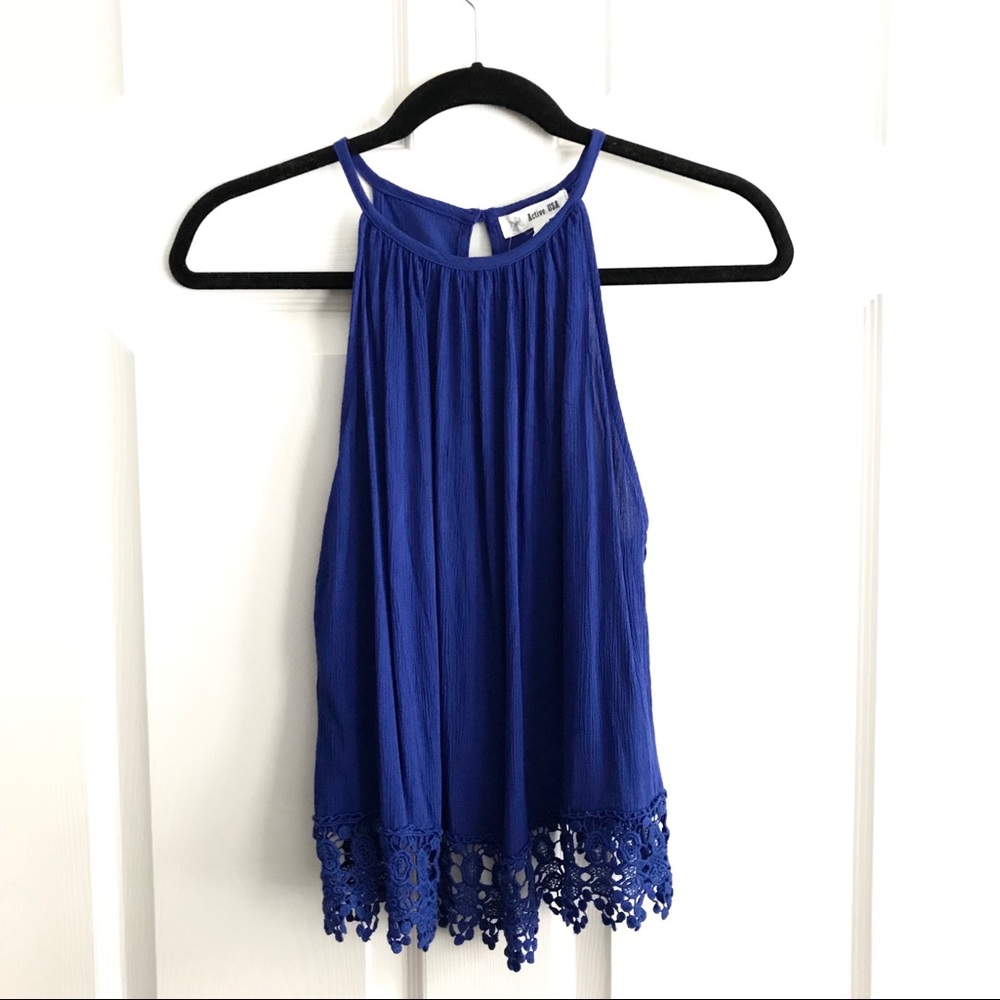 High Neck Tank Top